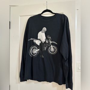 Justin Bieber Oversized Long-sleeve Shirt